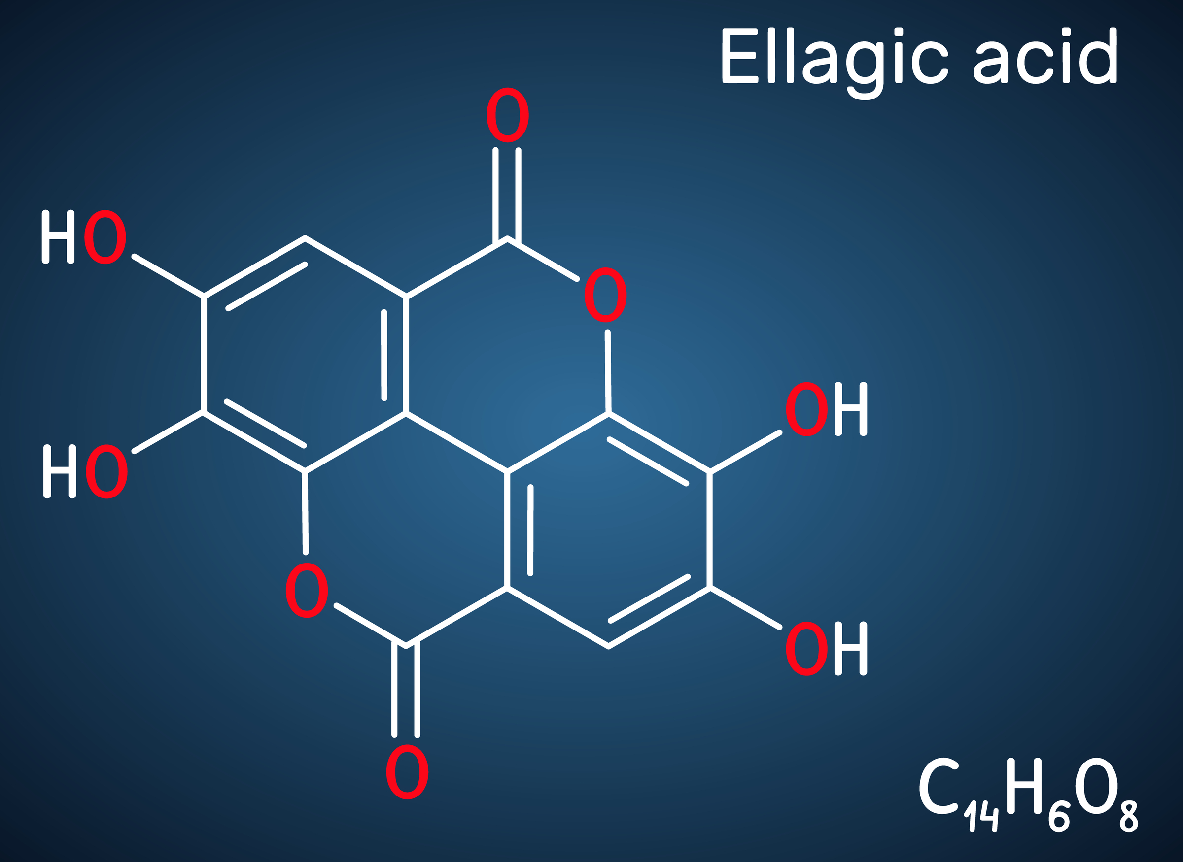 Ellagic,Acid,,C14h6o8,Molecule.,It,Is,Natural,Phenol,Antioxidant,,Dietary Ellagic,Acid,,C14h6o8,Molecule.,It,Is,Natural,Phenol,Antioxidant,,Dietary