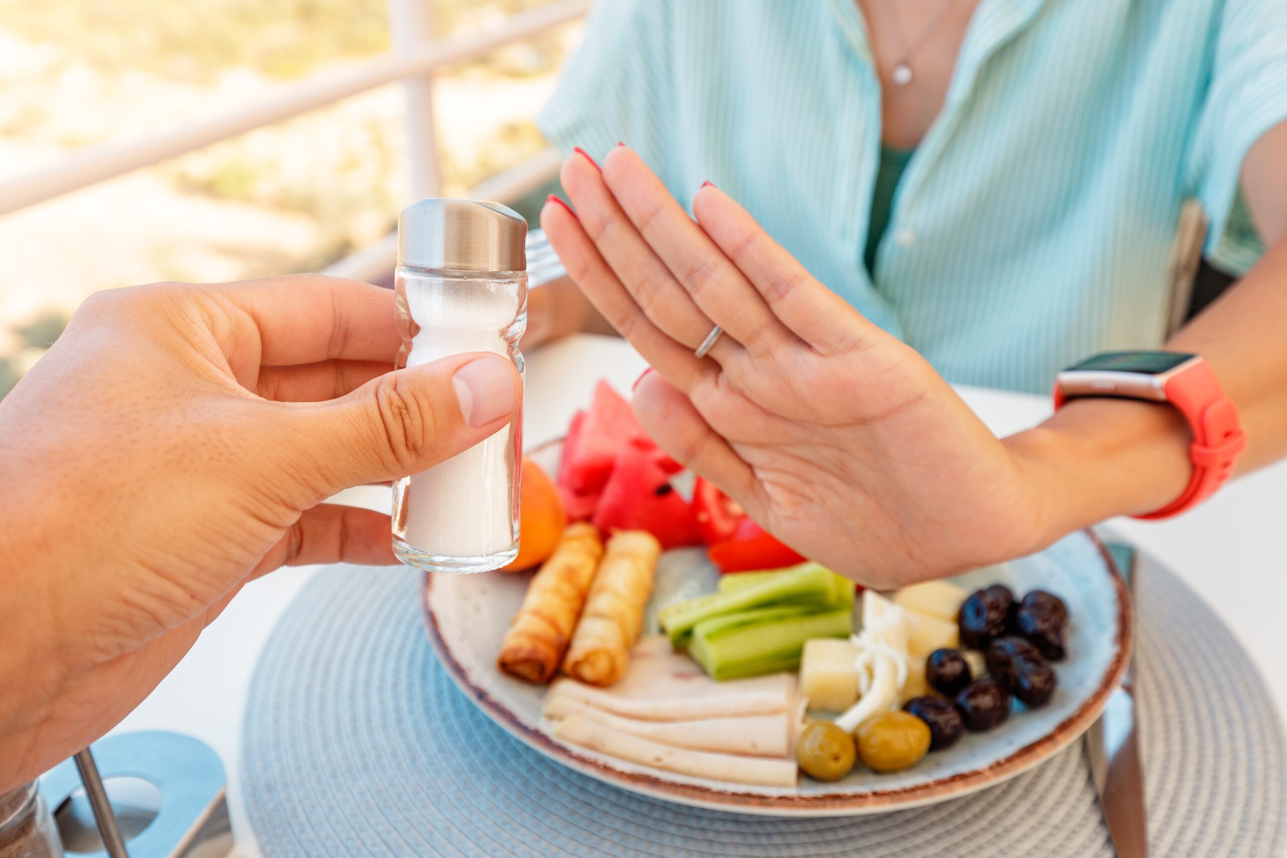 Woman,In,A,Restaurant,Refuses,The,Offered,Salt,And,Pepper Woman,In,A,Restaurant,Refuses,The,Offered,Salt,And,Pepper