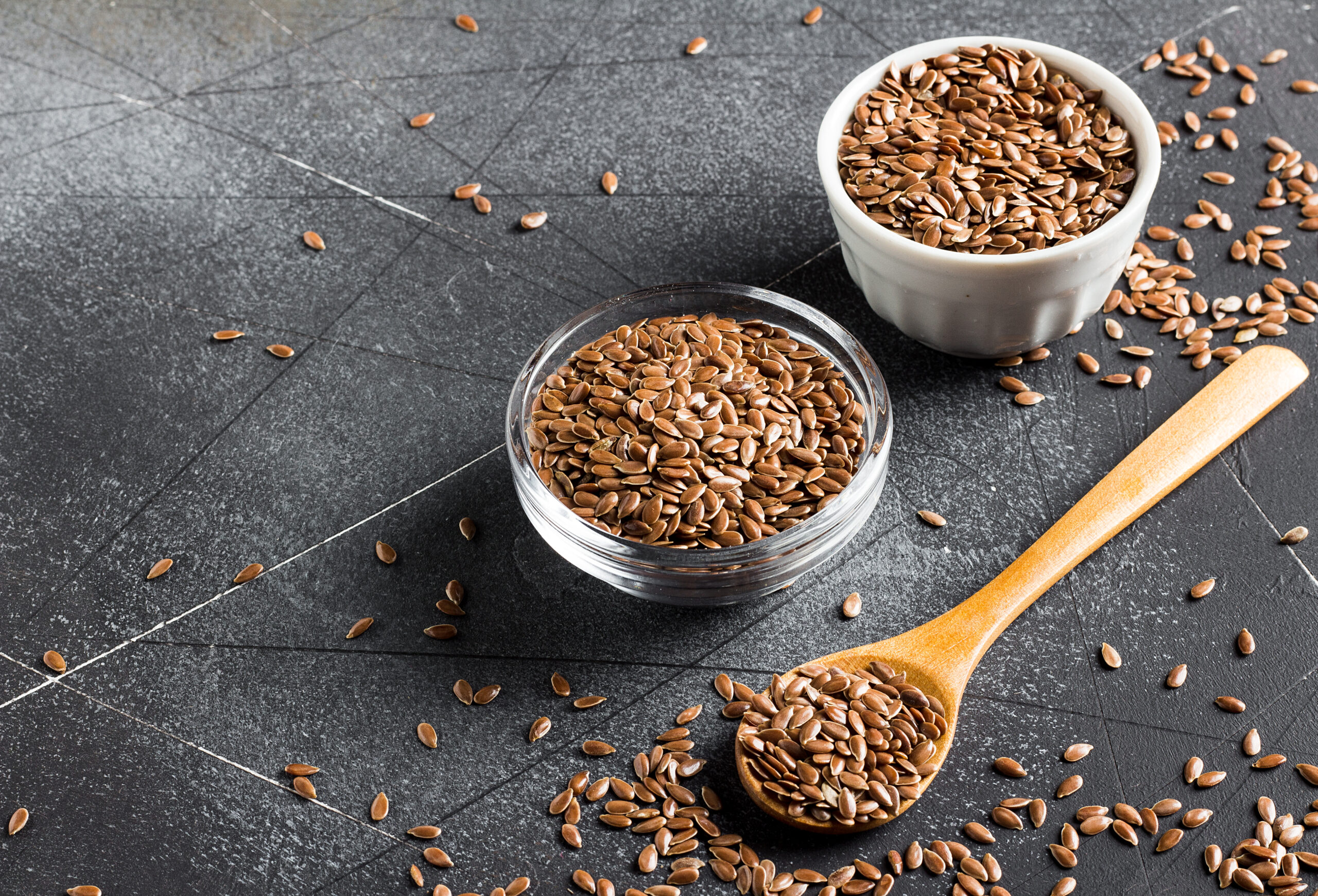 Flax seeds linseed superfood healthy organic food concept Flax seeds linseed superfood healthy organic food concept