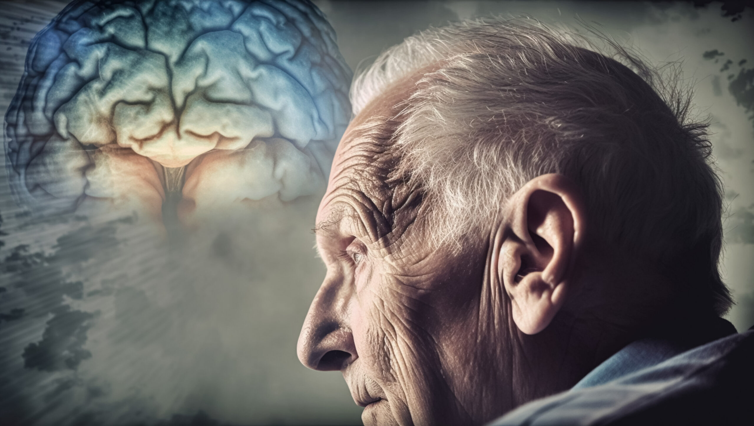 Memory loss, dementia and alzheimer concept, created with Genera