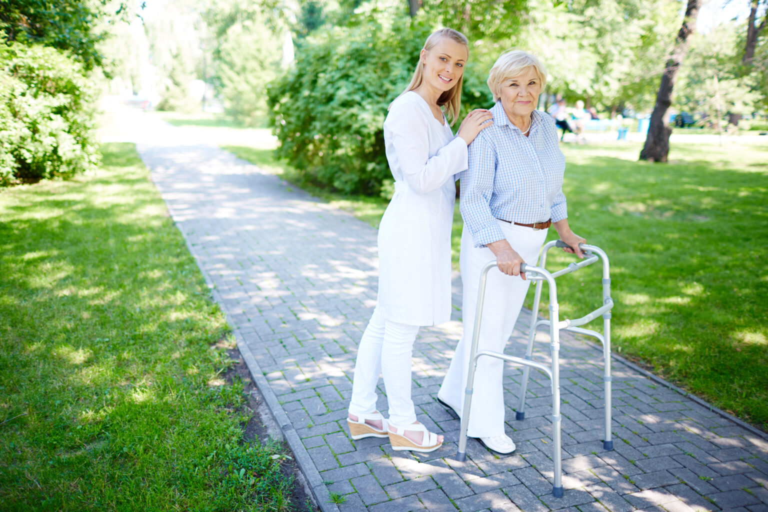 Clinician and her patient Clinician and her patient
