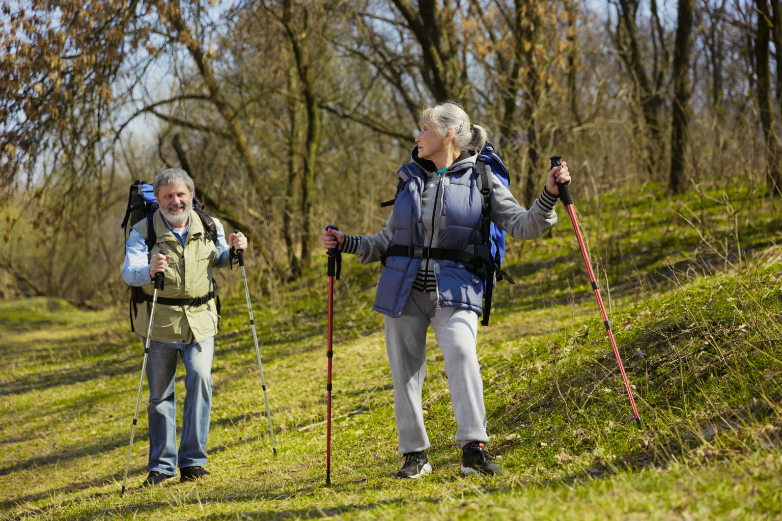 Travel and tourism. Family couple enjoying walk together Travel and tourism. Family couple enjoying walk together