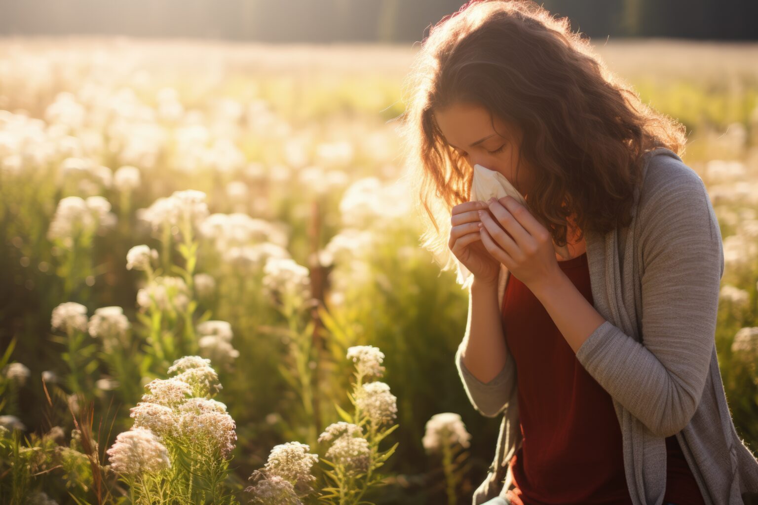 woman-suffering-from-allergy-by-being-exposed-flower-pollen-outside woman-suffering-from-allergy-by-being-exposed-flower-pollen-outside