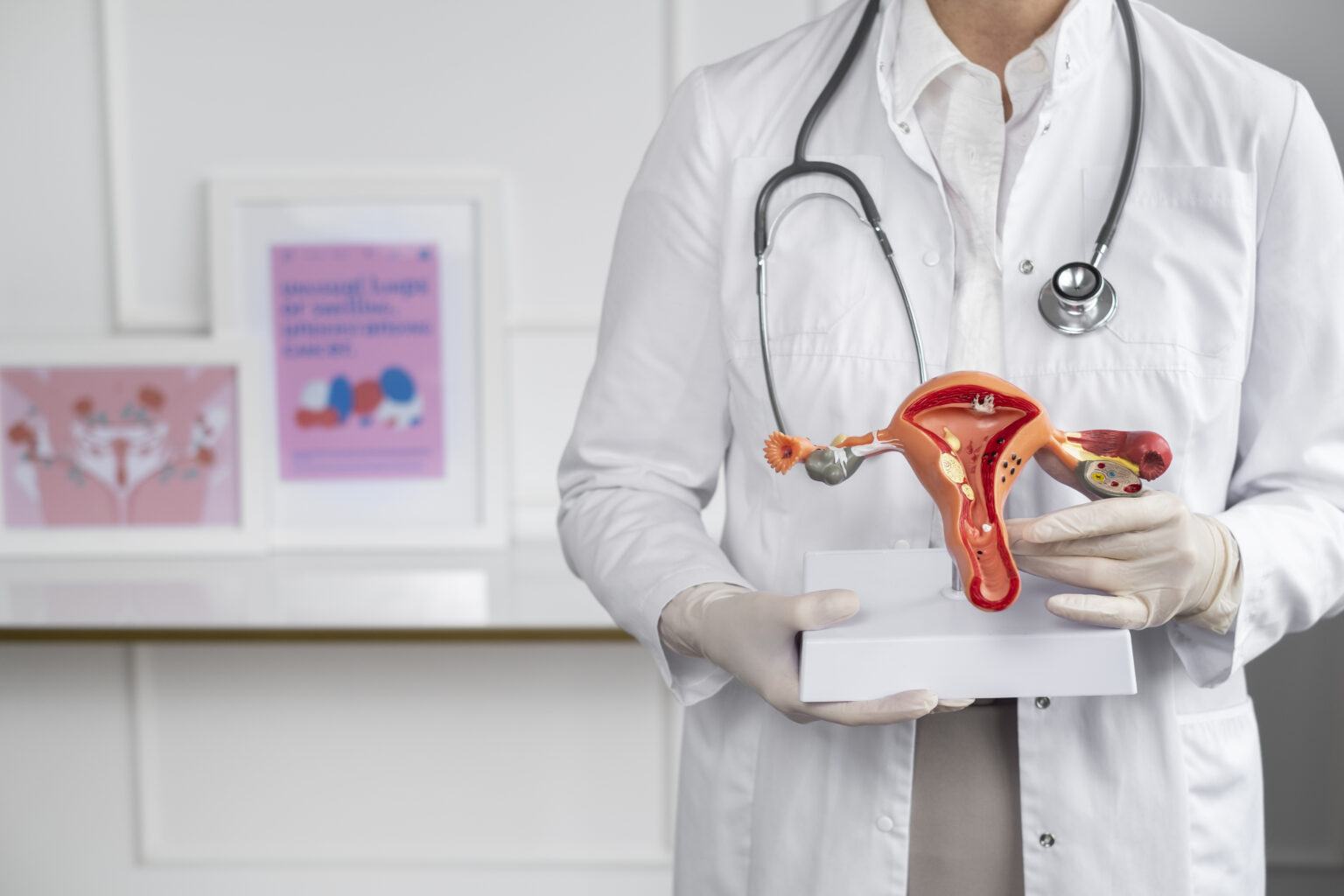 front-view-doctor-holding-anatomic-model front-view-doctor-holding-anatomic-model